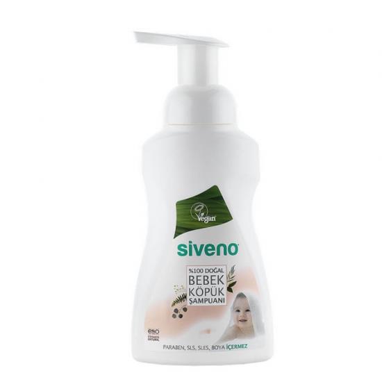 Bebekler İçin Doğal Köpük Şampuanı Saç ve Vücut İçin 250 ml